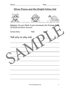 Preview: Opinion Writing Sample