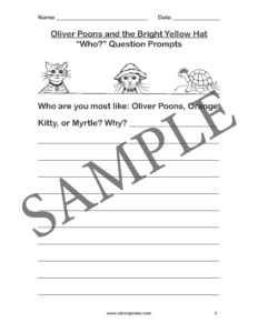 Preview: Comprehension Prompt Worksheet