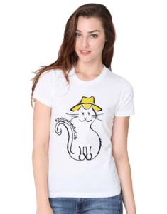 yellow hats for cats tee
