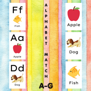 alphabet match 1