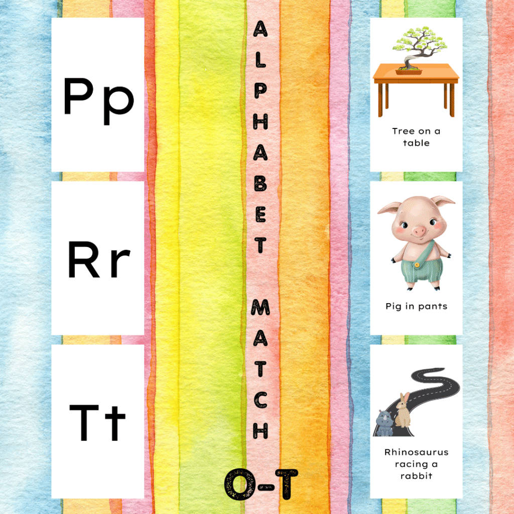 alphabet match 11