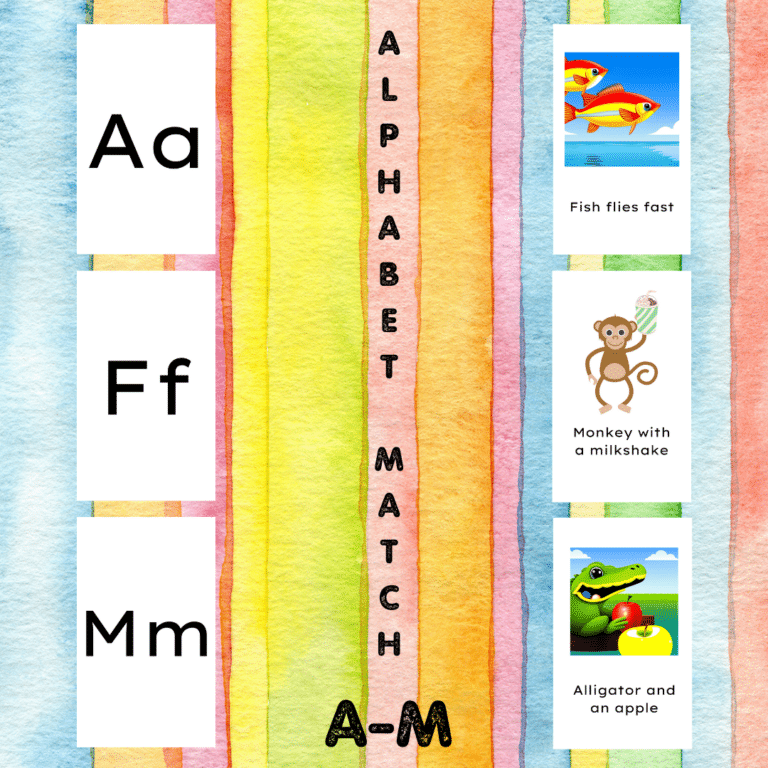 A – M Matching Letters to Phrases