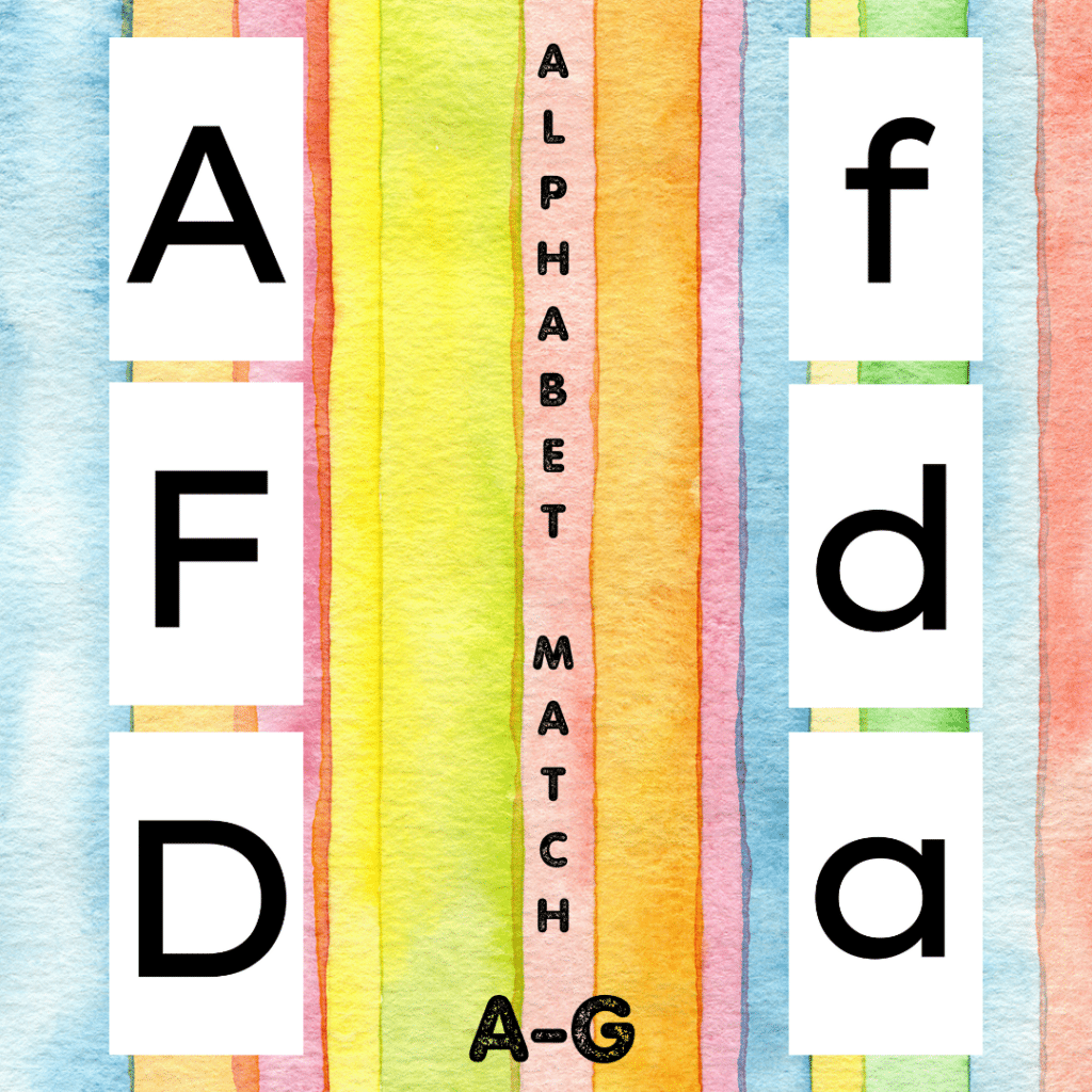 alphabet match 4