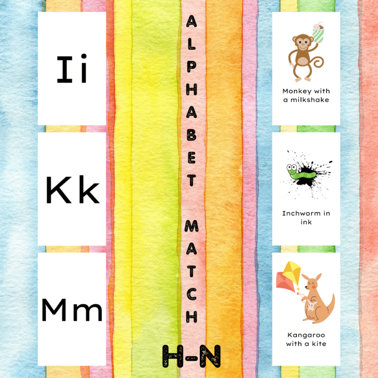 H – N Matching Letters to Phrases