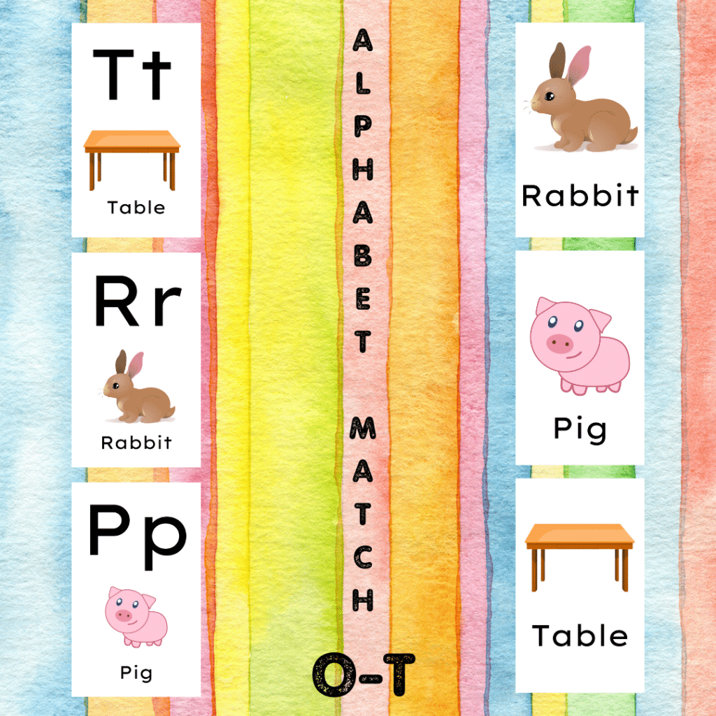 alphabet match 9