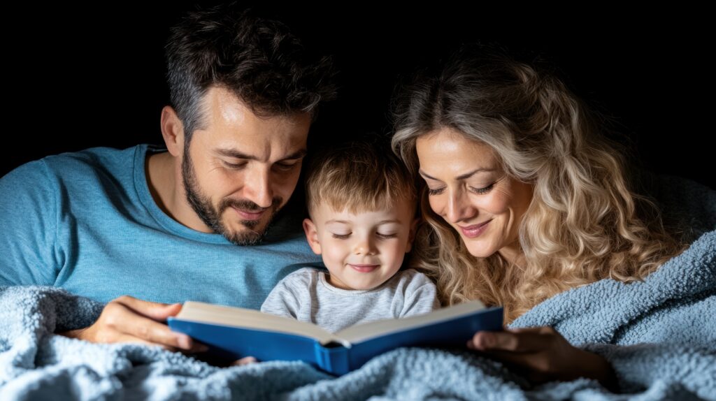 cozy reading routine for kids